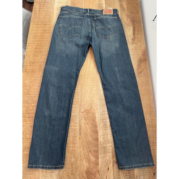 Levi's 505 Men's Straight Leg Denim Jeans Medium Wash Size 36 x 34 - Picture 2 of 12